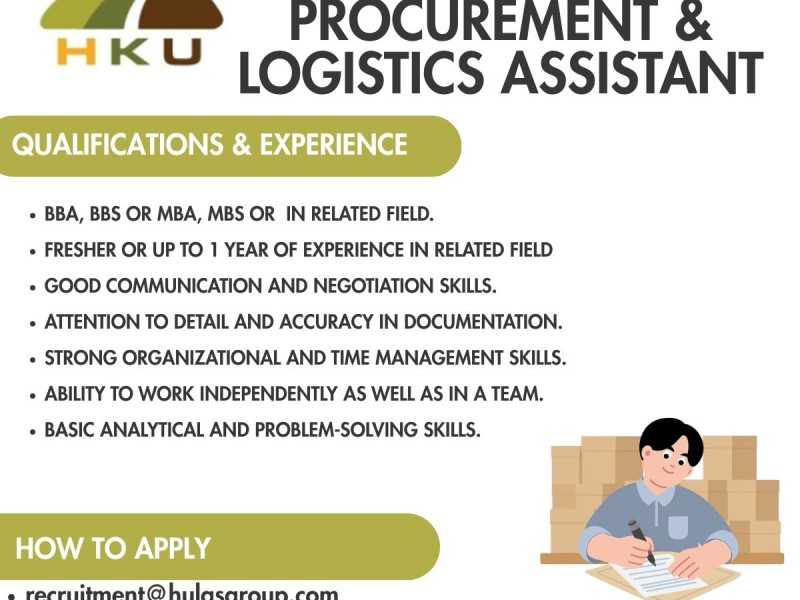 Logistics & Procurement Assistant