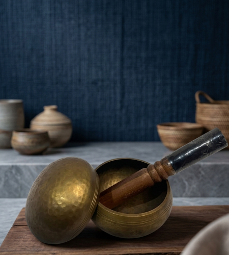 Brass Singing Bowl Set